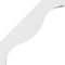Ekena Millwork 3 1/2-in. W x 24-in. D x 24-in. H Funston Architectural Grade PVC Knee Brace BRCP035X24X24FST - alternate 6